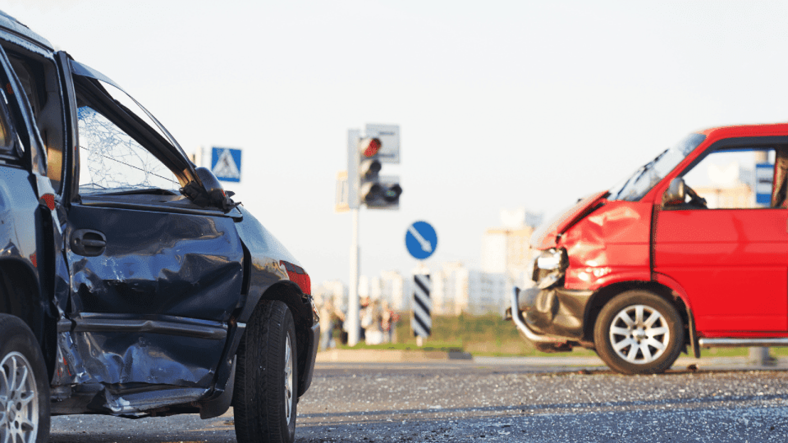 Afhandelen van een aanrijding